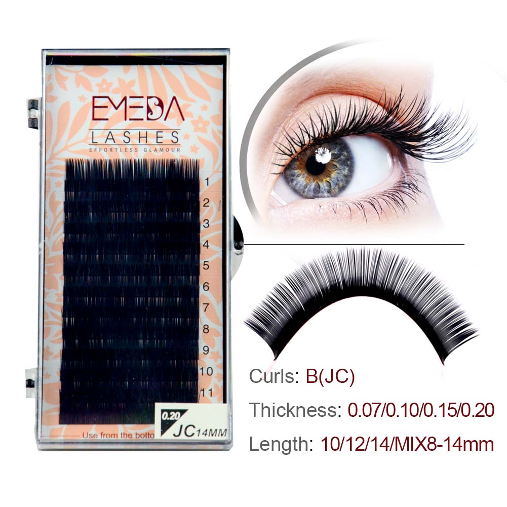 Private lable Korean silk eyelash extension SN06